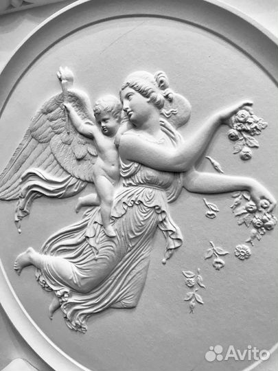 Гипсовый барельеф 