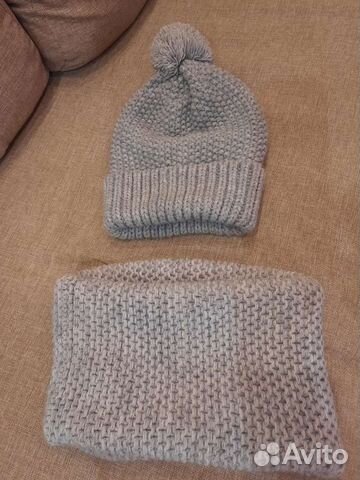 Комплект шапка и снуд