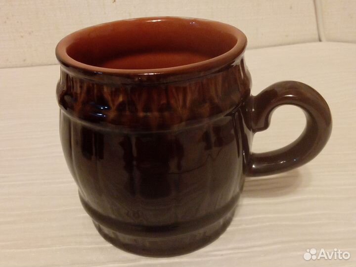 Пивная кружка керамическая и стеклянная