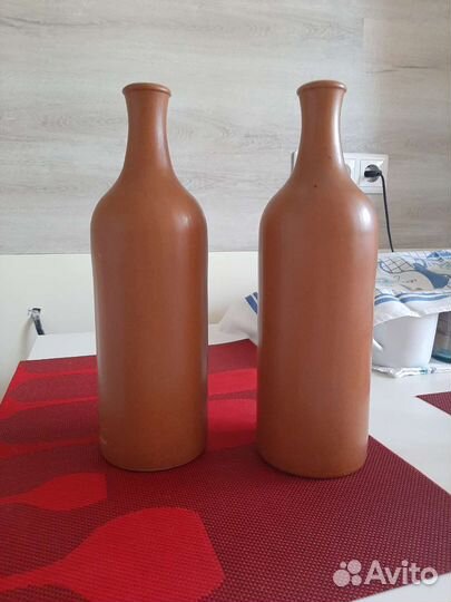 Бутылка керамика