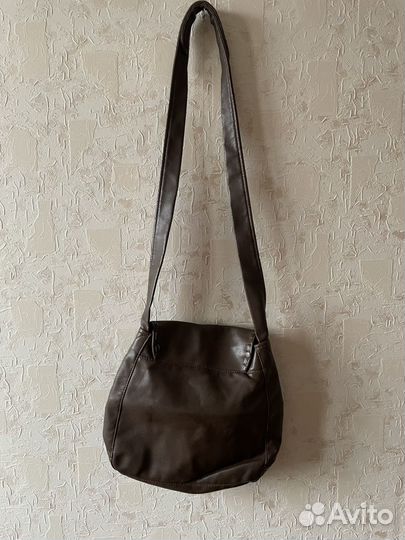 Винтажная кожаная сумка