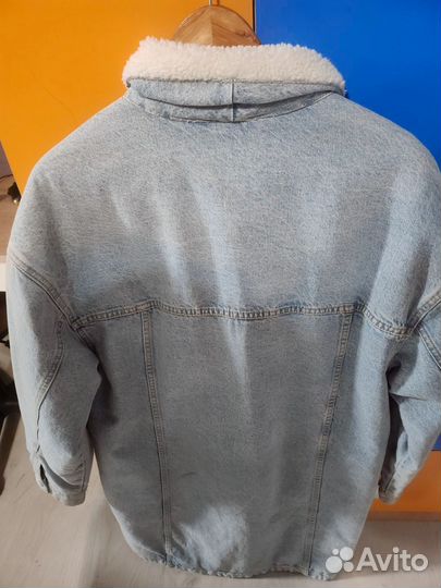 Джинсовое пальто 48-50