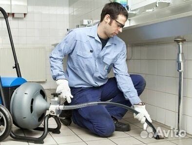 Устрание засоров - прочистка канализации