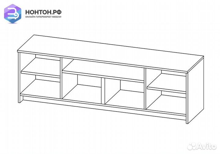Тв-тумба Сириус сонома