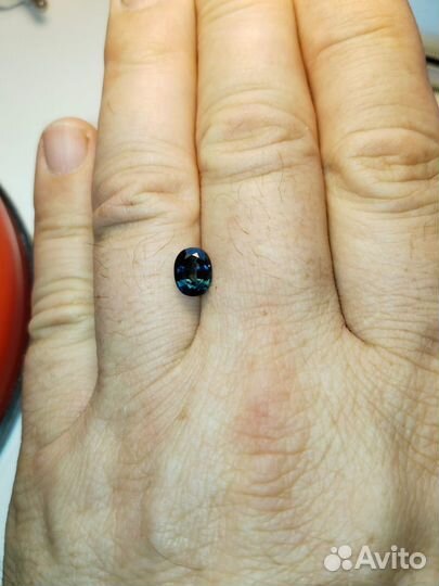 Продаётся природный сапфир синий 1,75 кр. Бирма