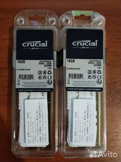 Crucial Ballistix 2x16GB 3200MHz CL16 DDR4