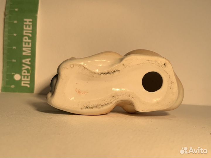 Статуэтка фарфор «Котенок с клубком» СССР