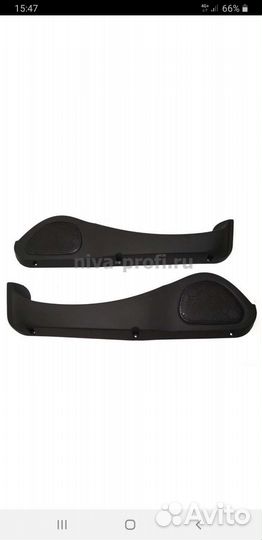 Карманы передних дверей niva chevrolet