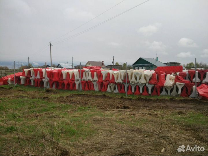 Водоналивные пластиковые дорожные блоки ограждения