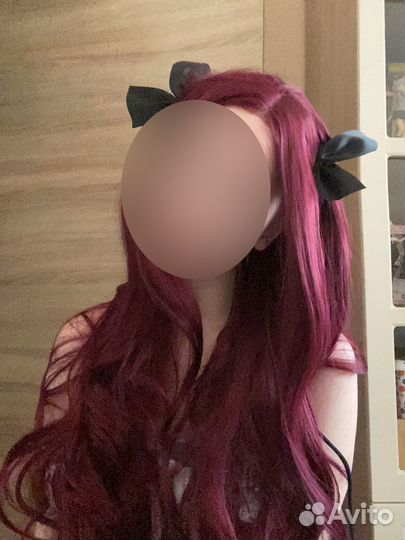 Красный парик lace front