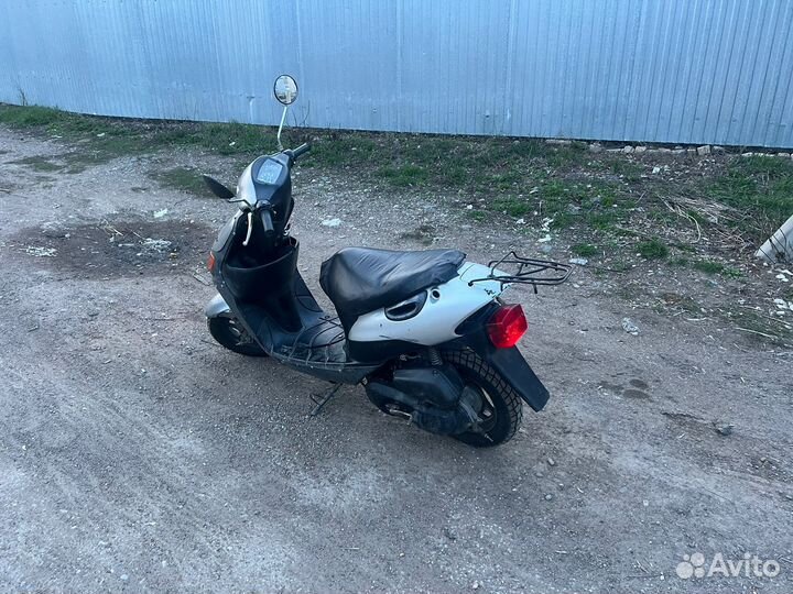 Скутер на ходу