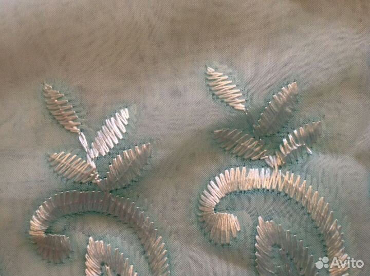 Гардины, тюль на выс. потолок шир 6.20