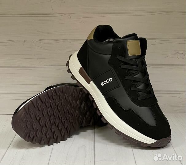Кроссовки мужские зимние Ecco с мехом