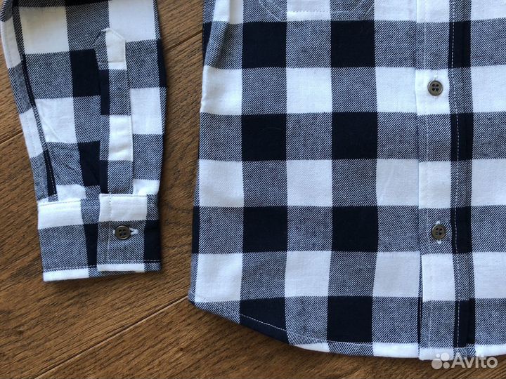 Рубашка клетка для мальчика байховая Bimbus