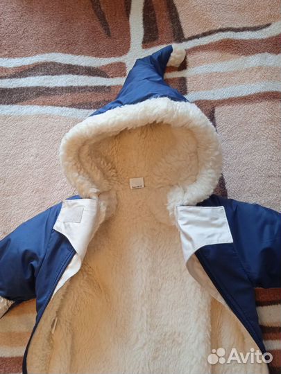 Зимний комбинезон конверт р 68-74