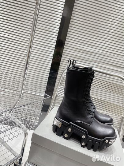 Balenciaga Bulldozer Mattle Boots