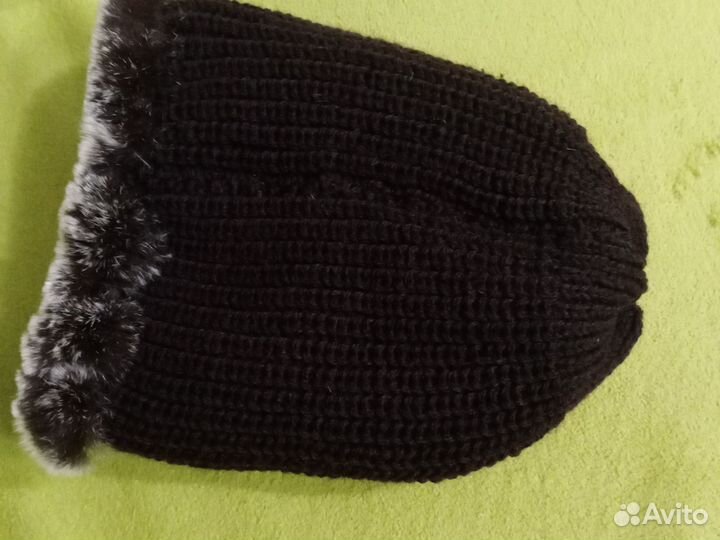 Шапка натуральный мех женская