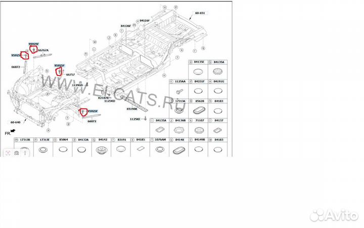 Болт крепления hyundai/KIA genesis G90