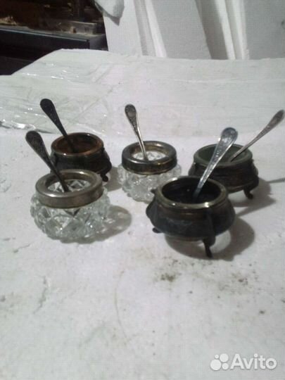 Солонка мельхиор СССР