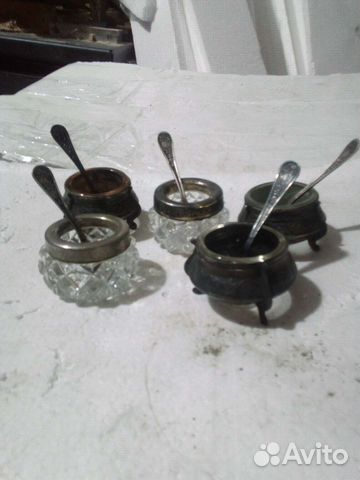 Солонка мельхиор СССР