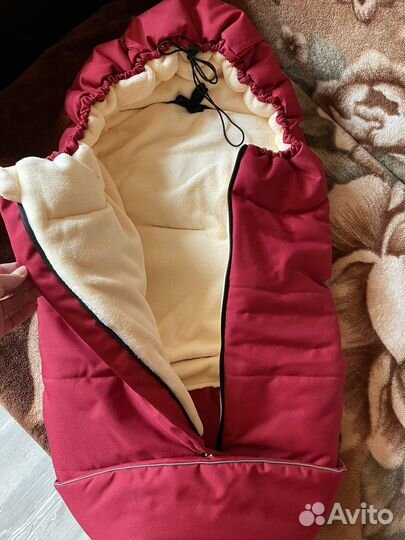 Зимний конверт в коляску