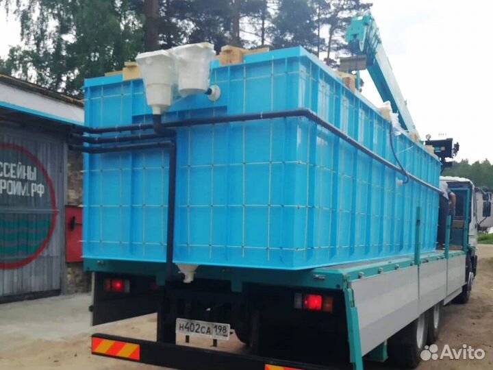 Бассейн пластиковый 6x2