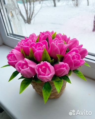 Цветы тюльпаны букет