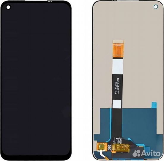 Дисплей для Realme 8 5G (RMX3241) Черный - Оптима