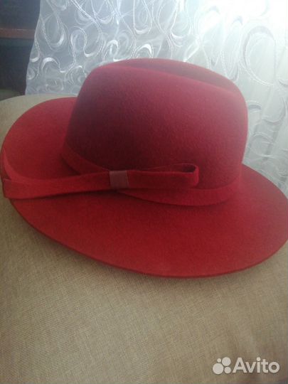 Шляпа фетровая женская