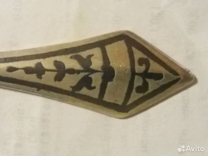 Серебряная старинная ложка