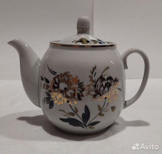 Чайный сервиз СССР Барановка и лфз жемчужный