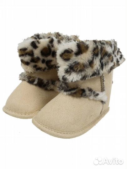 Пинетки с мехом для малыша размер 18