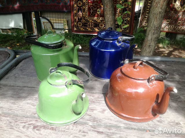 Чайники эмалированные СССР