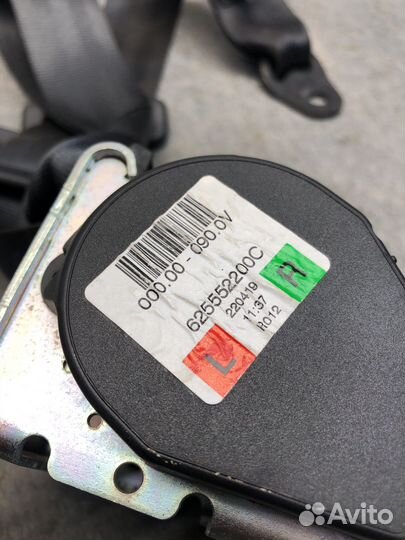 Ремень безоп зад лев Логан 2