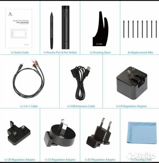 Графический планшет XP-PEN artist 12