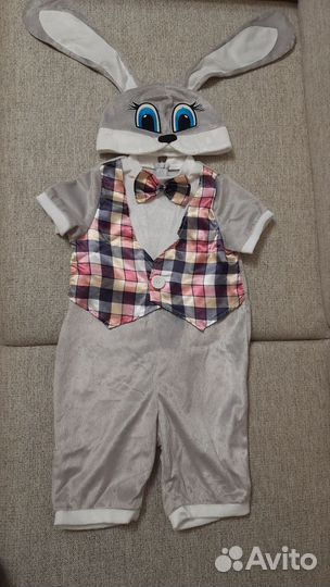Костюм зайчика на мальчика 104