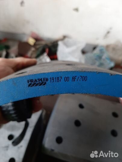 Накладки + заклепки барабан bpw saf ror