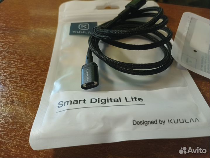 Магнитный кабель USB Type-C для зарядки, 1 метр