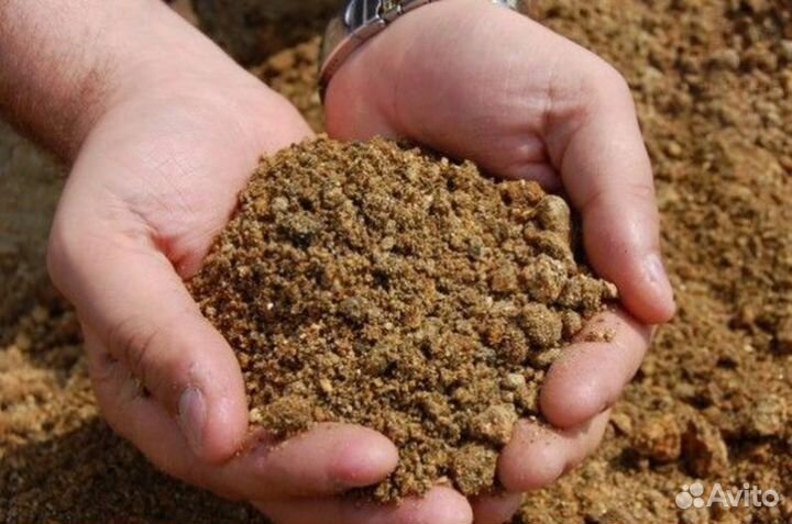 Песок, щебень