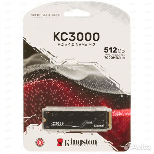 Ssd m2 kingston kc3000 512gb