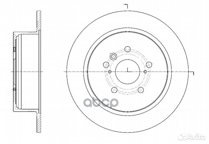 Диск тормозной задний D309 4243148060 42431480