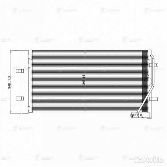 Радиатор кондиционера Ауди Q3 11