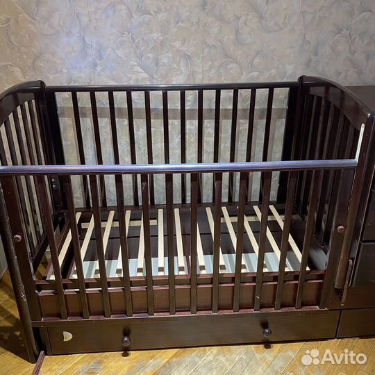 Детская кроватка трансформер гандылян б/у