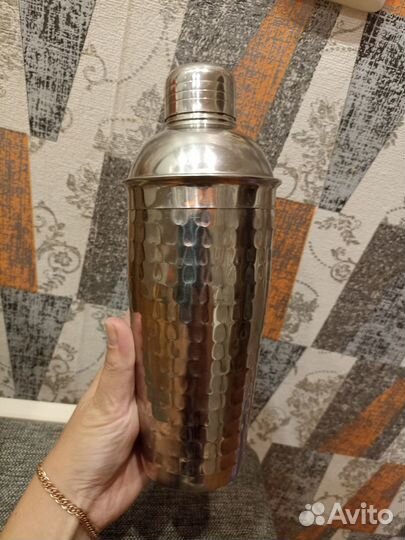 Большой шейкер для коктейлей и др