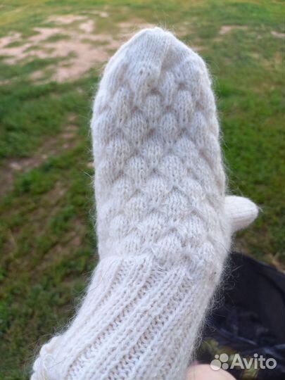 Варежки пуховые