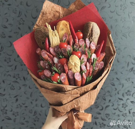 Съедобные букеты/мужской мясной