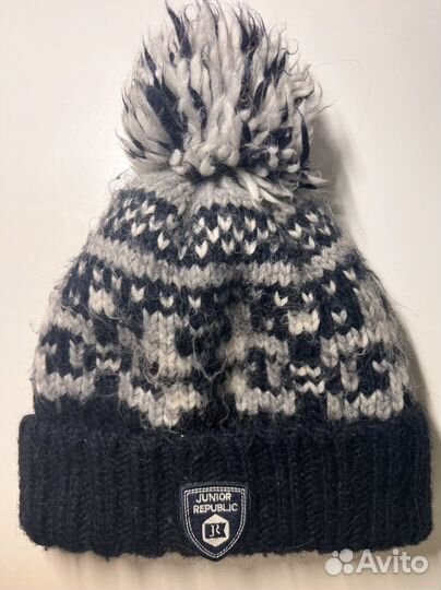 Шапка зимняя для мальчика 52 54
