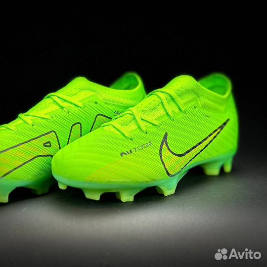 Бутсы Nike Mercurial Air Zoom кислотные