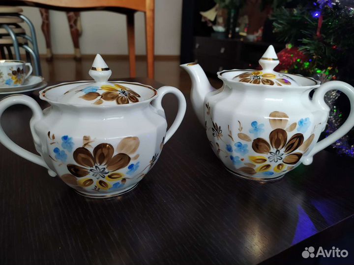 Сахарница, фарфор СССР, Вербилки