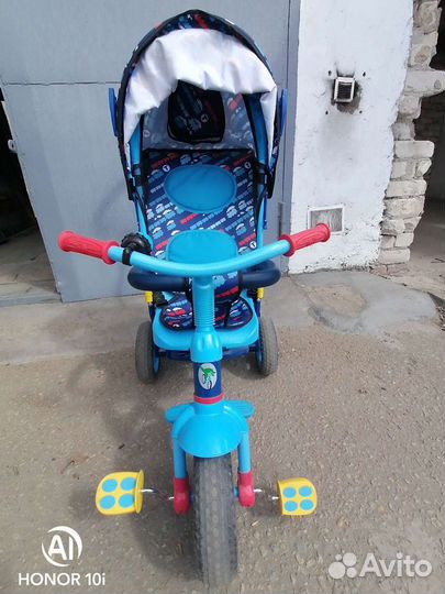 Велосипед коляска с ручкой